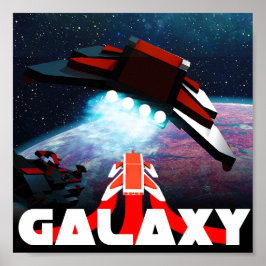 Póster Galaxy Logo Poster