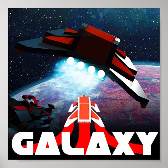 Póster Galaxy Logo Poster (Frente)