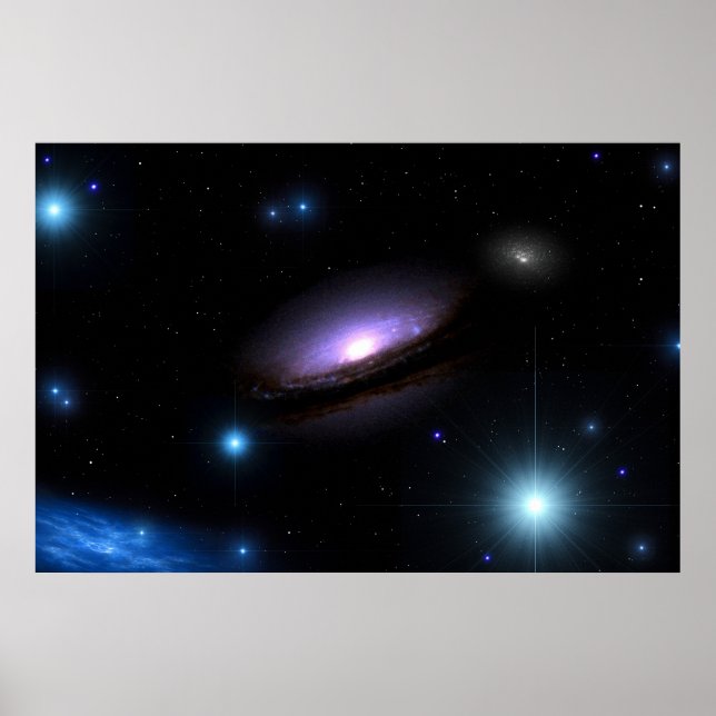 Póster Galaxy NGC 4526 (Frente)