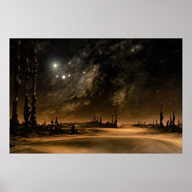 Póster Galaxy Rise (Frente)