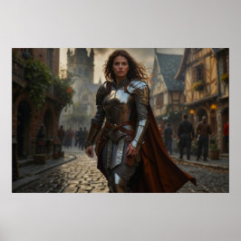 Póster Galeena, defensora del pueblo