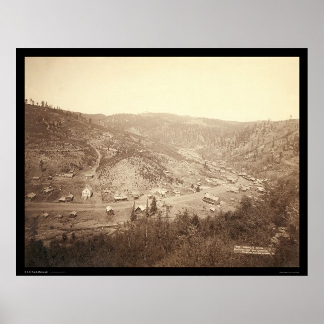 Póster Galena Dakota del Sur 1890 (Frente)