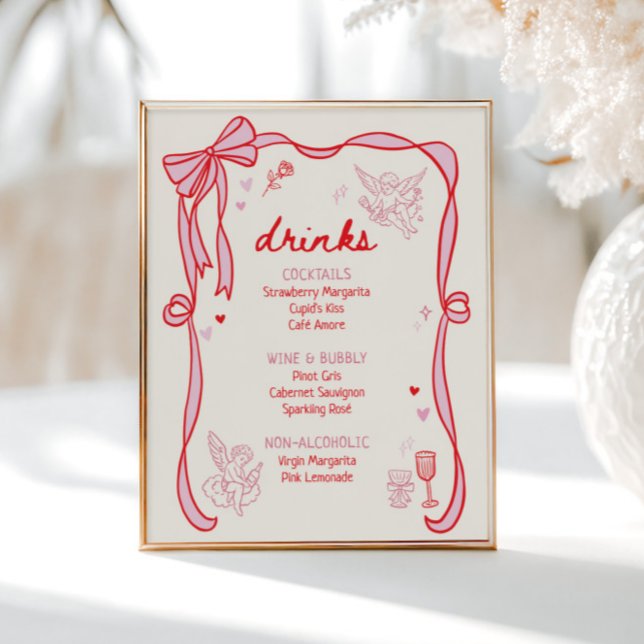 Póster Galentine's Day Party Downloadable Drinks (Subido por el creador)