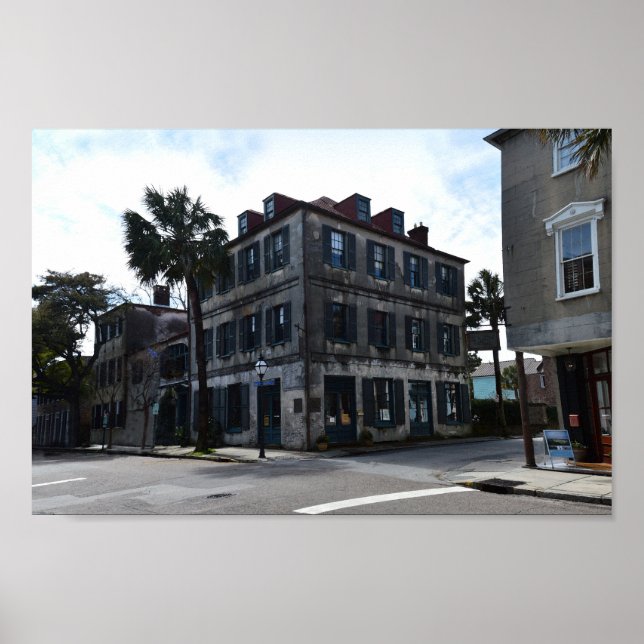 Póster Galería Charleston French Quarter AR ARt (Frente)