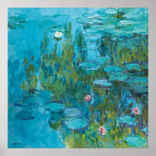 Póster Galería Claude Monet Water Lilies NymphéasHD