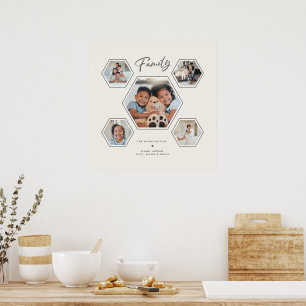 Póster Galería de Colage de Fotos Múltiples de Modern Fam