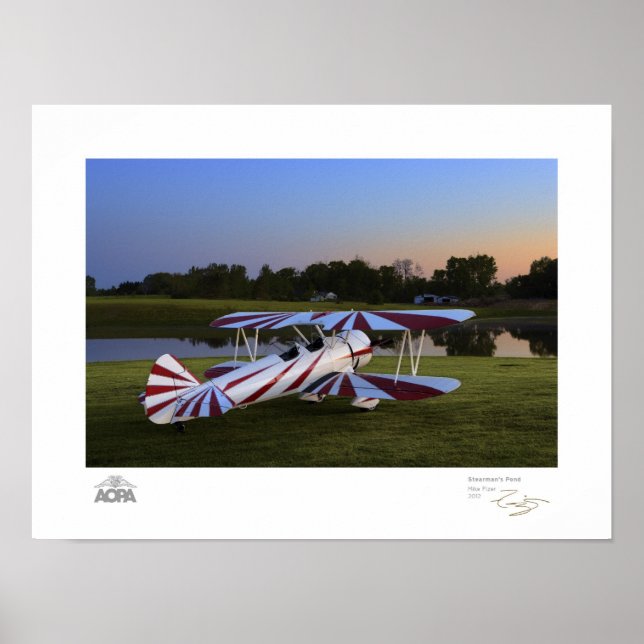 Póster Galería de estanques de Stearman (Frente)