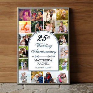 Póster Galería de fotos del 25º aniversario de bodas de p