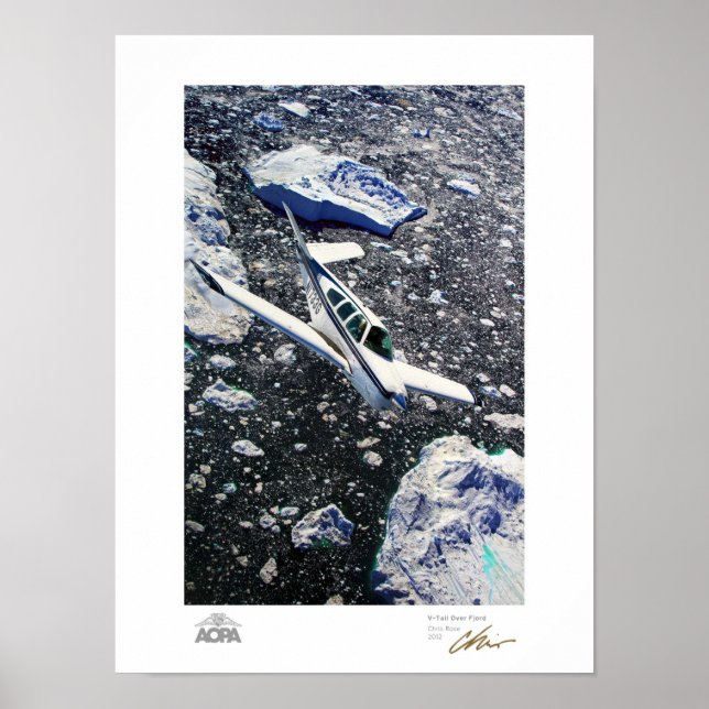 Póster Galería de V-Tail Over Fjord (Frente)