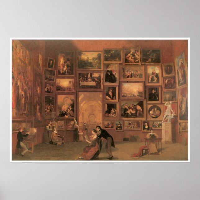 Póster Galería del Louvre 1831-33 (Frente)