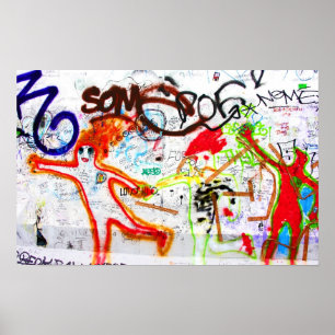 Póster Galería East Side, Muro de Berlín, graffiti (2)