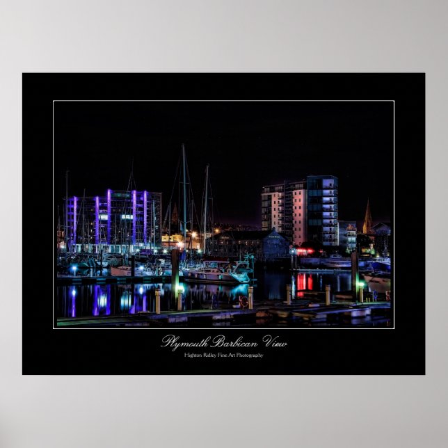 Póster Galería estilo Plymouth Barbican View (Frente)