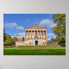 Póster Galería Nacional Antigua, Berlín, Alemania