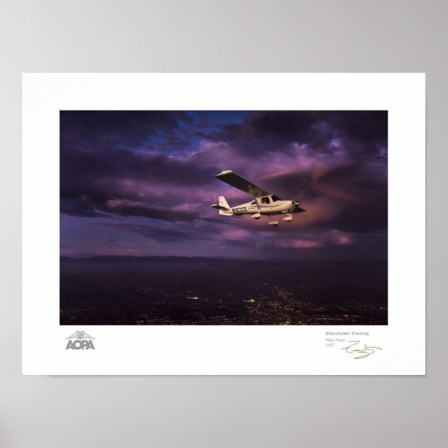 Póster Galería nocturna Skycatcher (Frente)