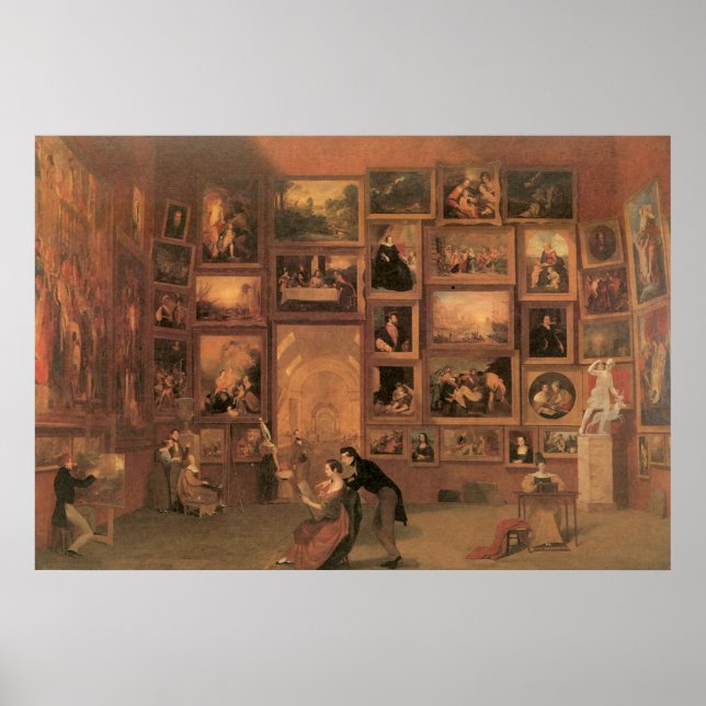 Póster Galería Samuel Morse del Louvre (Frente)