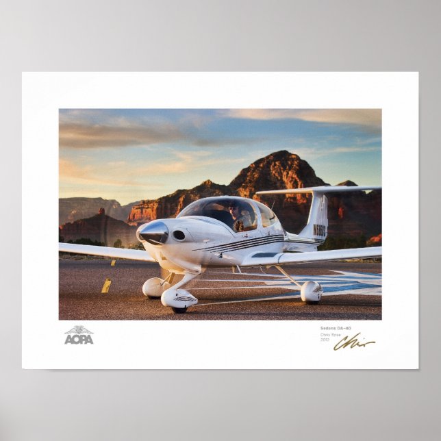 Póster Galería Sedona DA-40 (Frente)