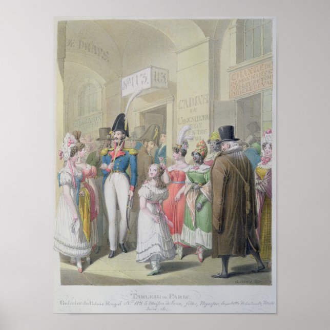 Póster Galerías del Palacio Real, de 'Tableau de (Frente)