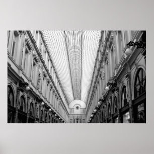 Póster Galerías Royal Saint Hubert, Bruselas, Bélgica