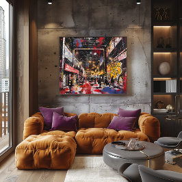 Póster Galerías Urbanas: Graffiti en Movimiento