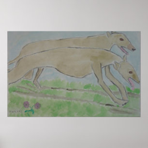 Póster galgo/galgo
