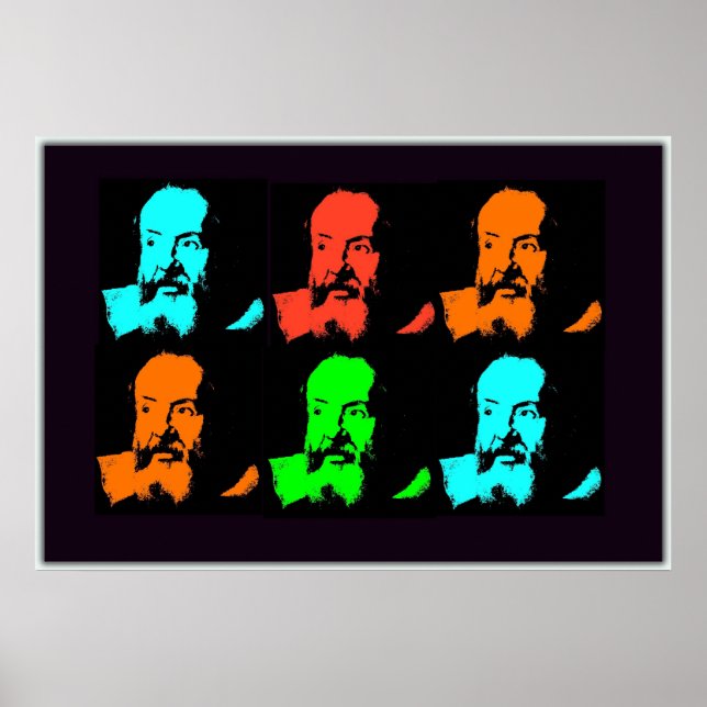 Póster Galileo Collage (Frente)
