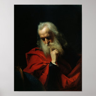 Póster Galileo Galilei 1858