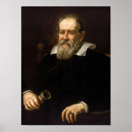 Póster Galileo Galilei - Astrónomo y matemático