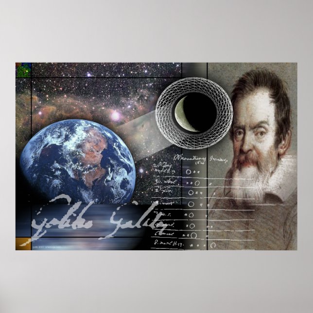 Póster Galileo por Gregory Gallo (Frente)