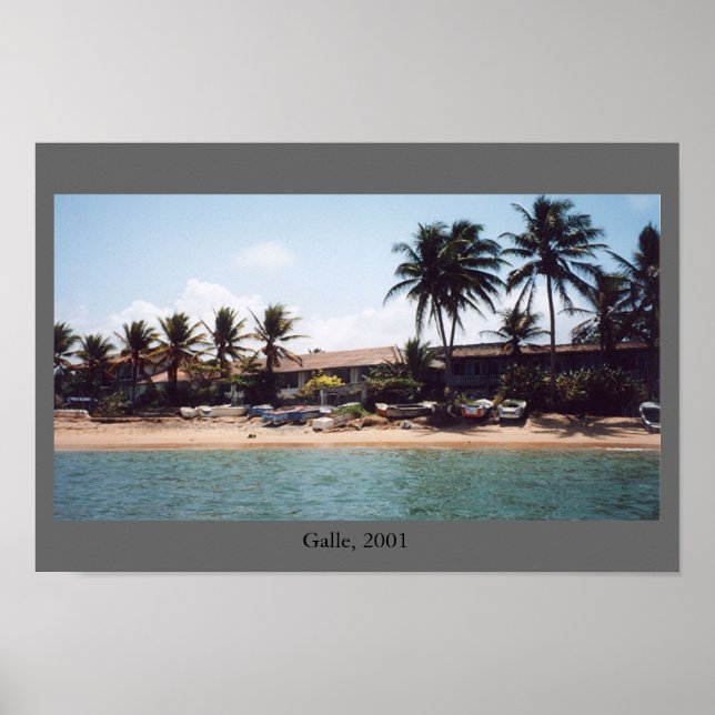 Póster Galle, Sri Lanka (Frente)