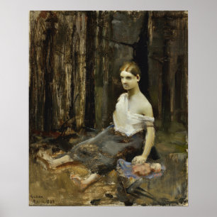 Póster Gallen-Kallela - Clandestine Birth