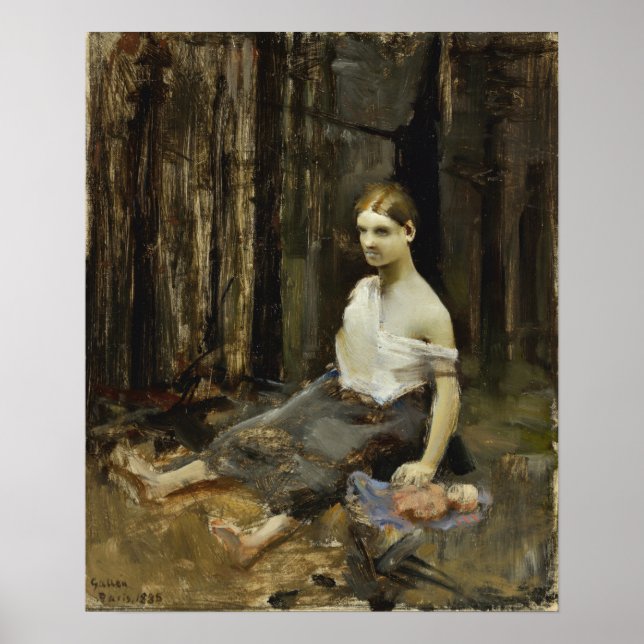 Póster Gallen-Kallela - Clandestine Birth (Frente)