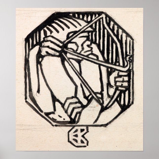 Póster Gallen-Kallela - El Fin De La Poesía (Frente)