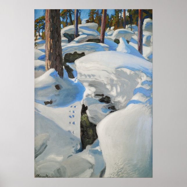 Póster Gallen-Kallela - El Lynx Den (Frente)