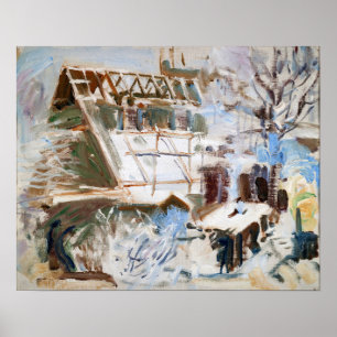 Póster Gallen-Kallela - El taller de Tarvusta