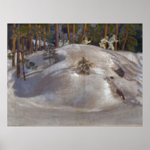 Póster Gallen-Kallela - Fantasía de febrero