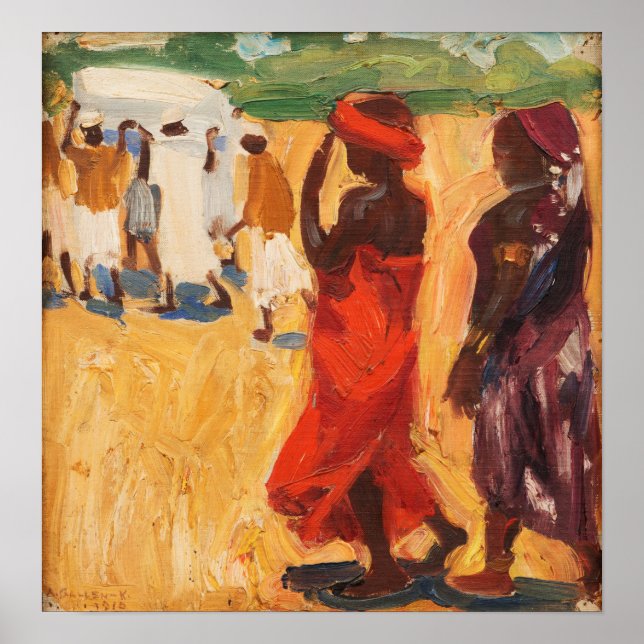 Póster Gallen-Kallela - Funeral (Frente)