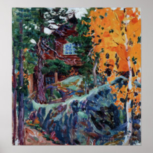 Póster Gallen-Kallela - Kalela En Otoño