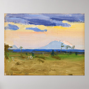 Póster Gallen-Kallela - Kilimanjaro 1909