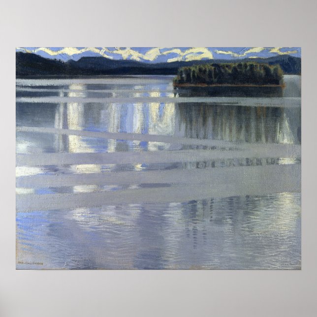 Póster Gallen-Kallela - Lago Keite 1905 (Frente)