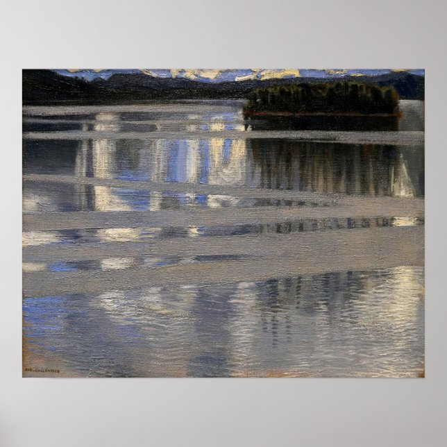 Póster Gallen-Kallela - Lago Keitele 1905 (Frente)