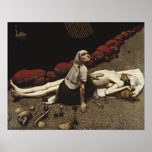Póster Gallen-Kallela - Madre de Lemminkainen (Frente)