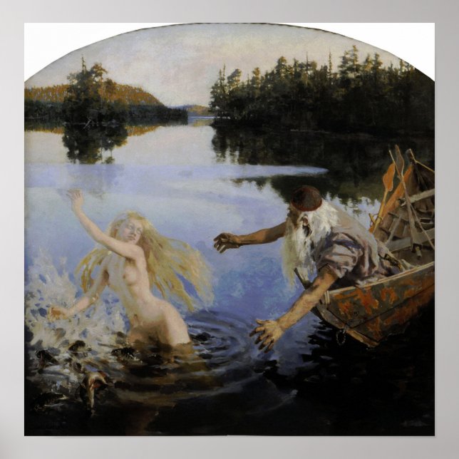 Póster Gallen-Kallela - Mito de Aino (Frente)