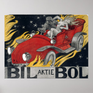 Póster Gallen-Kallela - Poster Bil-Bol Para Un Automóvil