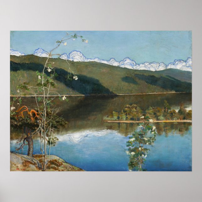 Póster Gallen-Kallela - Thunderclouds On The Horizon (Frente)