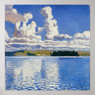Póster Gallen-Kallela - Torres de nubes 1904