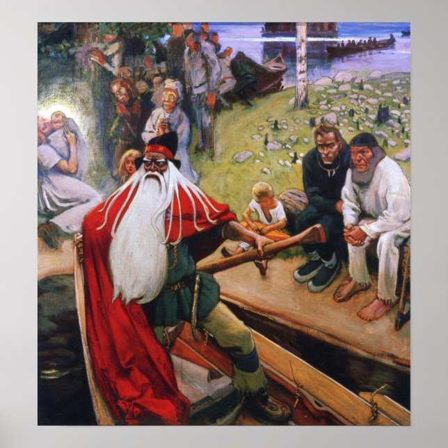 Póster Gallen-Kallela - VInämöisen (Frente)