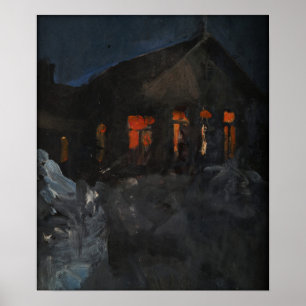 Póster Gallen-Kallela - Yomaisema Malmilta