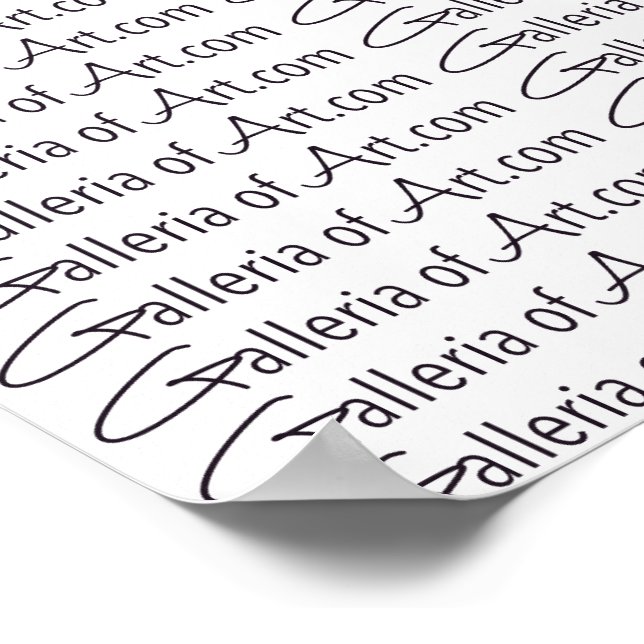 Póster GalleriaofArt.com ~ Papel de ajuste de regalo de 1 (Esquina)
