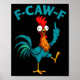 Póster Gallero Divertido Gallina Susurrador De Pollos