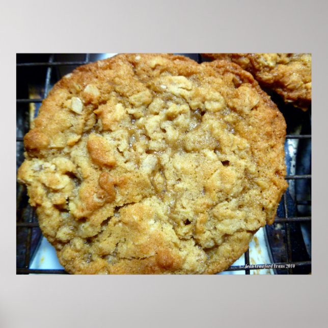 Póster Galleta de avena (Frente)